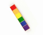 Pin Przypinka Tęcza wąska LGBTQ+