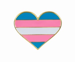 Pin Przypinka Transgender Trans Serduszko LGBTQ+ 