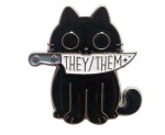 Pin Przypinka Cat They/Them
