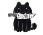 Pin Przypinka Cat She/Her